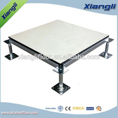 Wood core steel raised floor,Ceramic top tile wood core raised floor